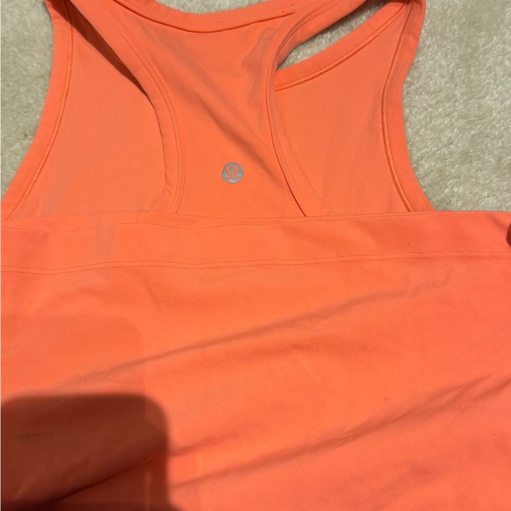 lululemon athletica Vibrant Coral Tank Top